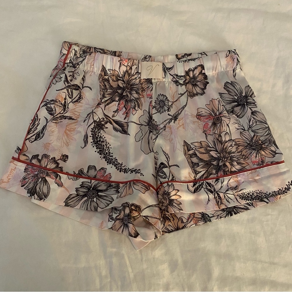 Victoria secret slick pajama shorts